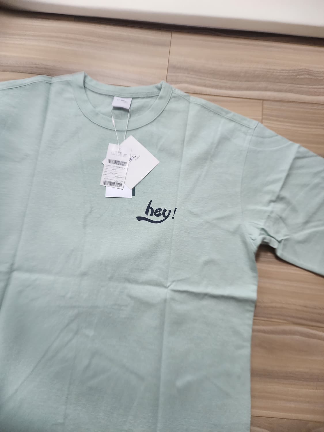 지이크뒷판프린팅반팔티셔츠민트 상품이미지2