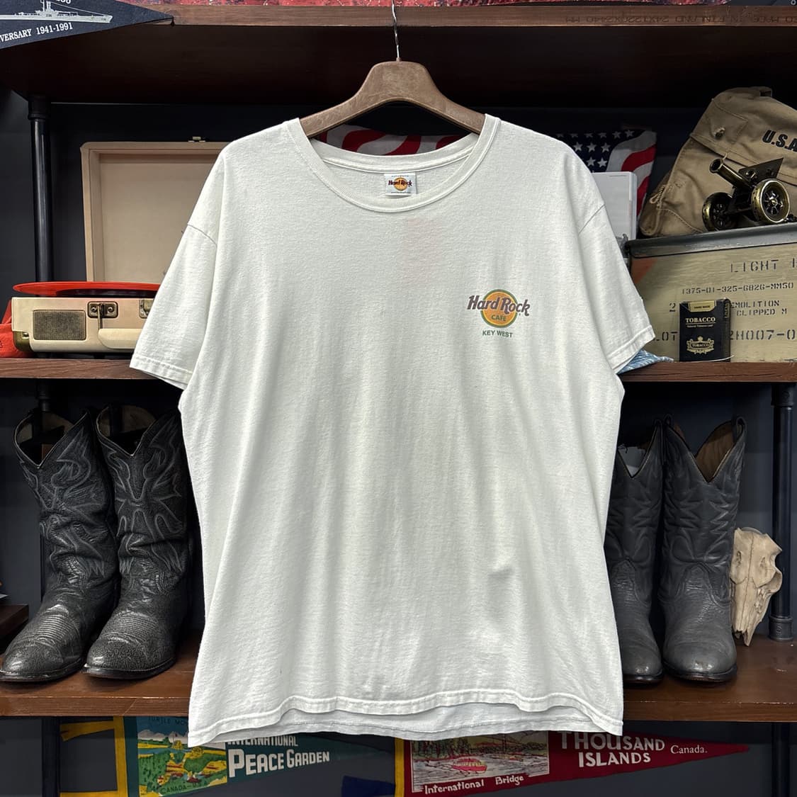 00s 하드락카페 로컬시티 시리즈 키웨스트 프린팅 티셔츠 N1212 상품이미지1