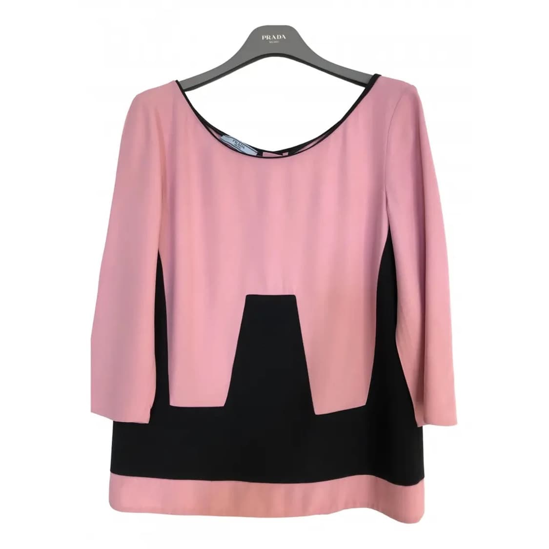 [Archive] PRADA Color-block Silk Blouse 상품이미지8