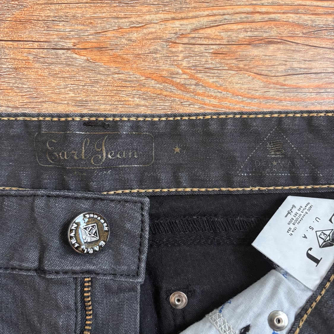 얼진 26 27 차콜 그레이 스키니진 슬림 청바지 스판 데님 상품이미지8