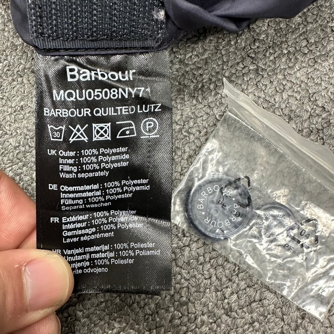 바버 퀼팅 자켓 상품이미지4