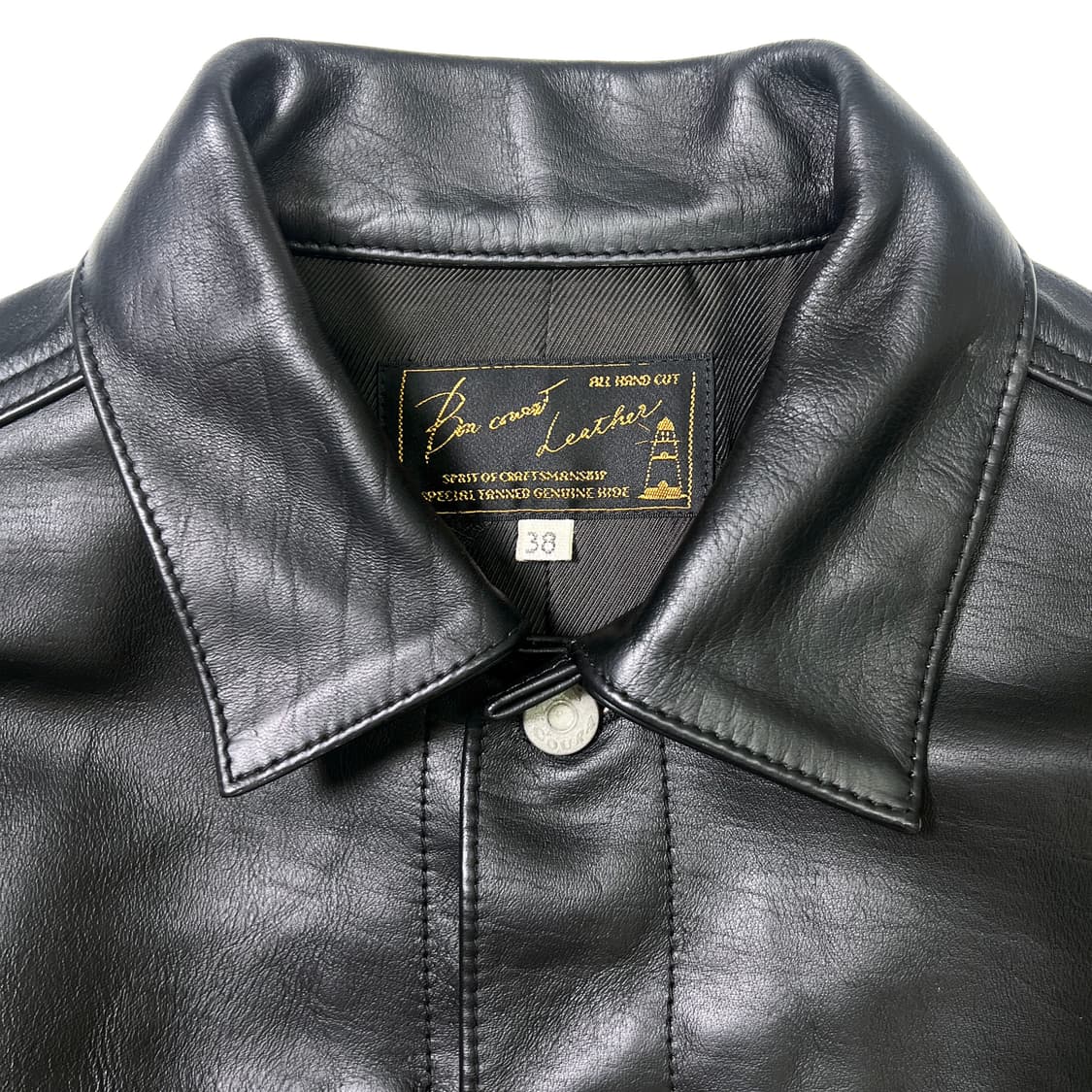 본쿠라 1st 홀스하이드 레더 자켓 (38) 상품이미지7