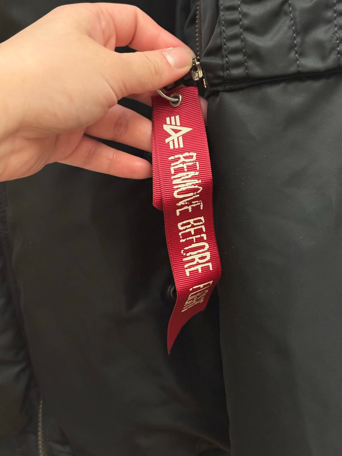 알파인더스트리 ma-1 블랙 s 상품이미지4