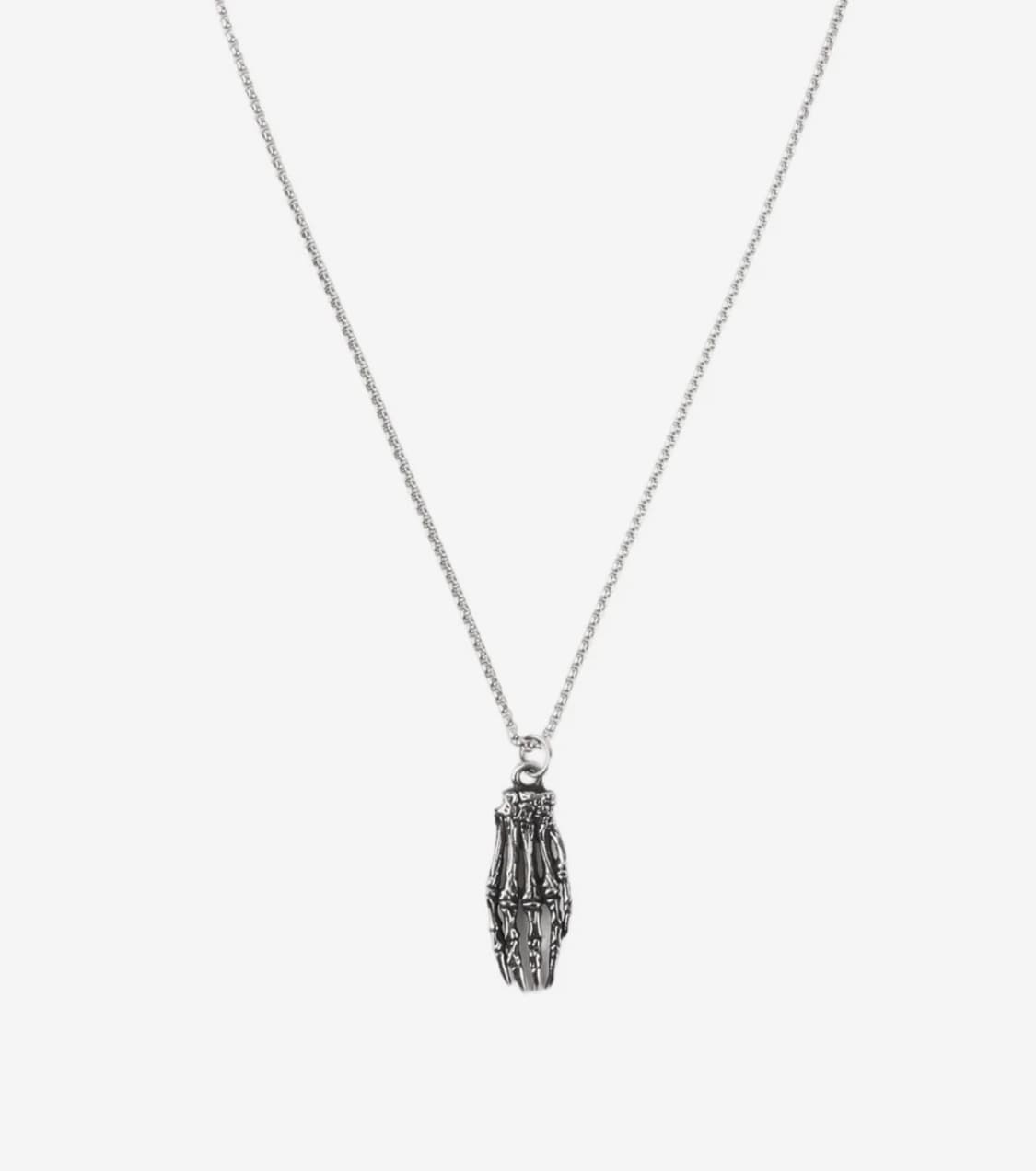 위캔더스 X 코인서울 SKELETON NECKLACE (SILVER) 상품이미지1