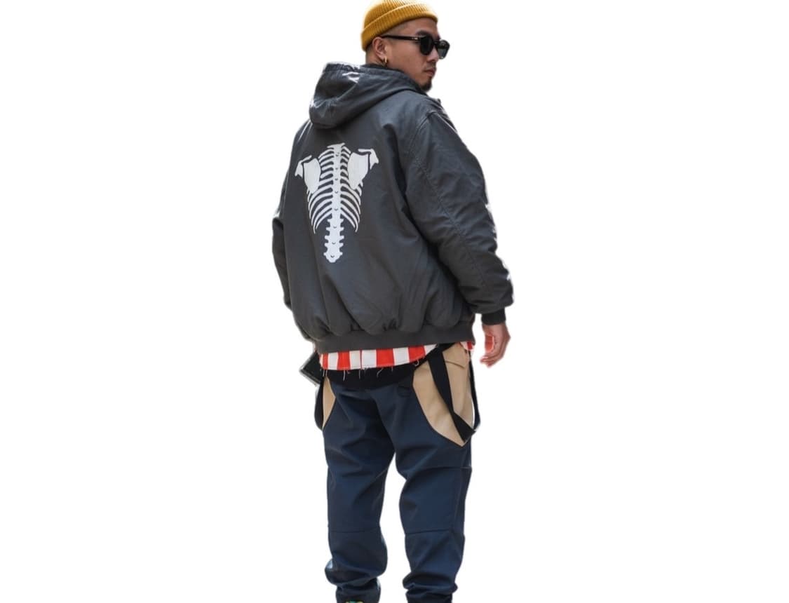 칼하트 x 팀버테치 본 후드 wip 자켓 차골 상품이미지2