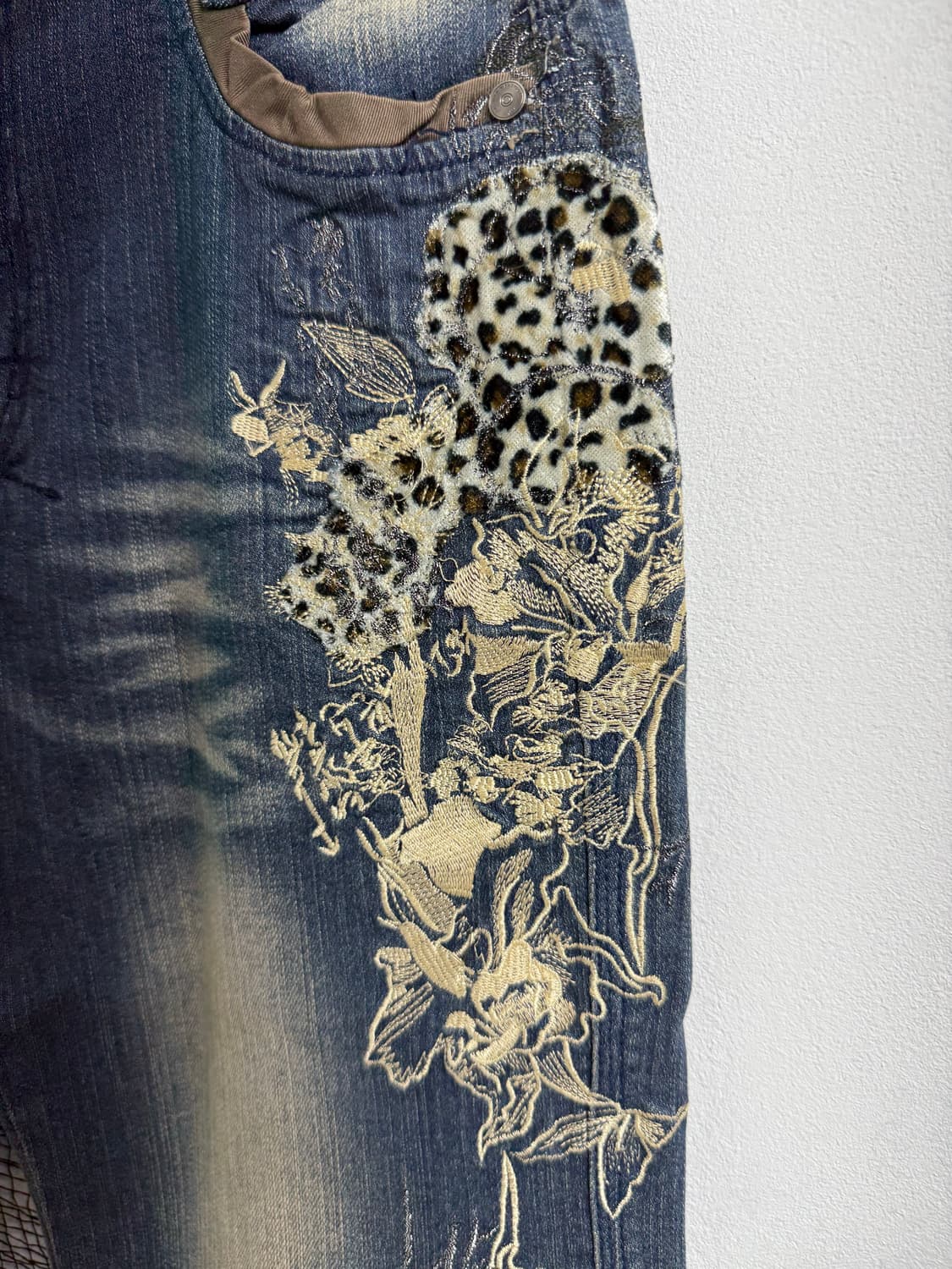 00s embriodery detail jeans  상품이미지3