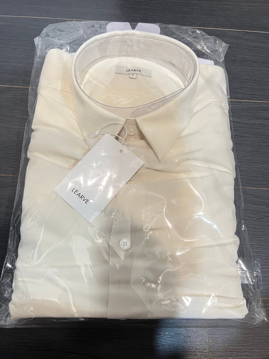 [S] 르아브 미니멀리즘 오프화이트 셔츠 상품이미지1