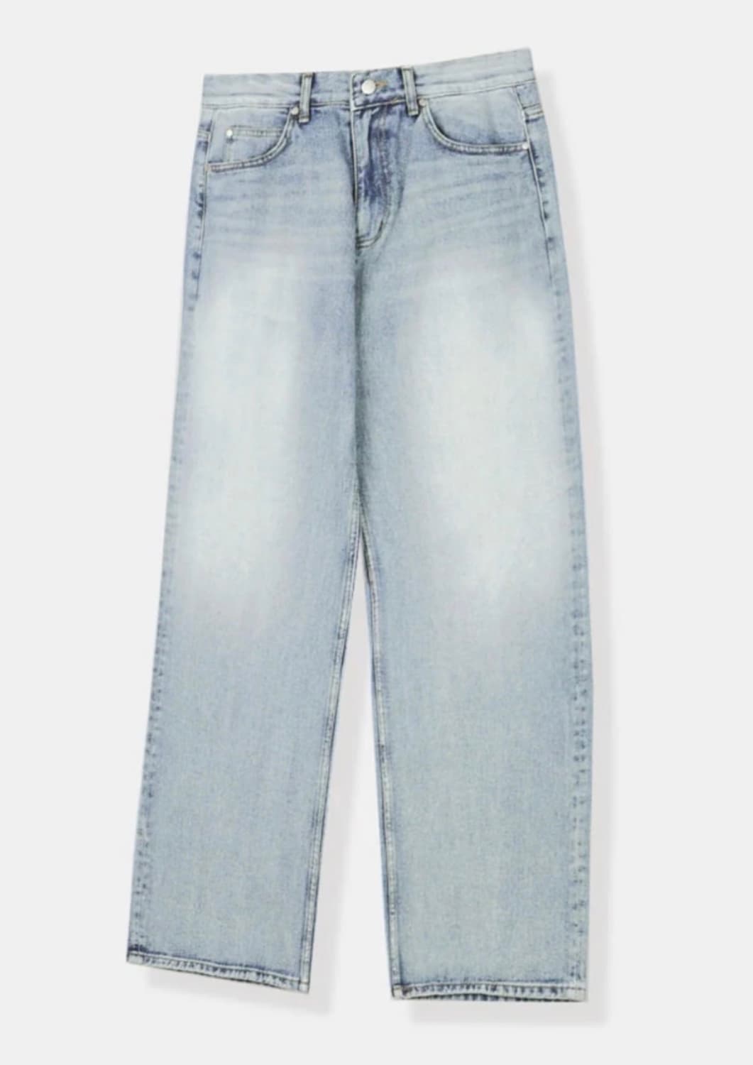 밀크와이드 워싱 데님 팬츠 L 상품이미지2