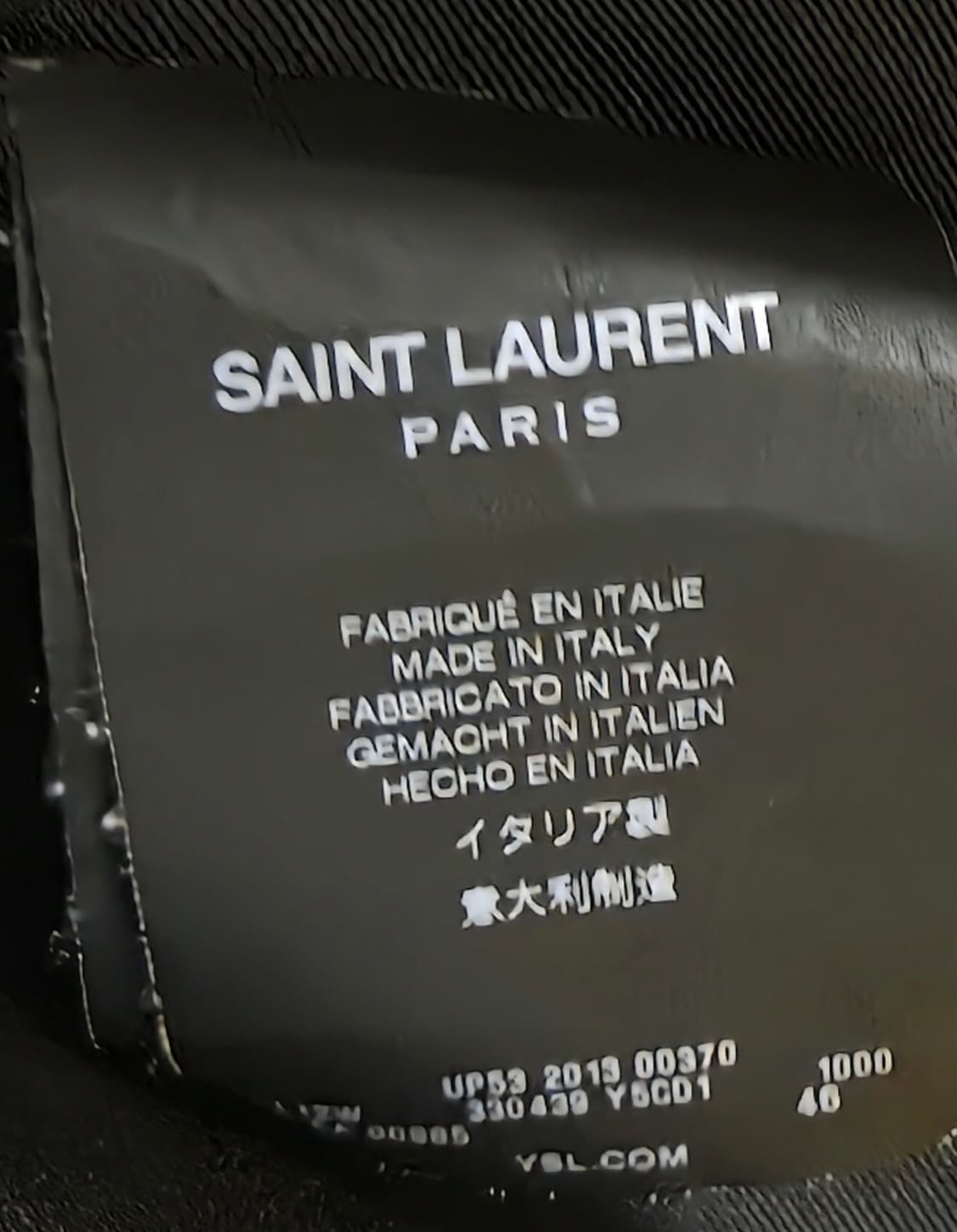 Saint Laurent 13fw leather Fringe jacket 상품이미지3