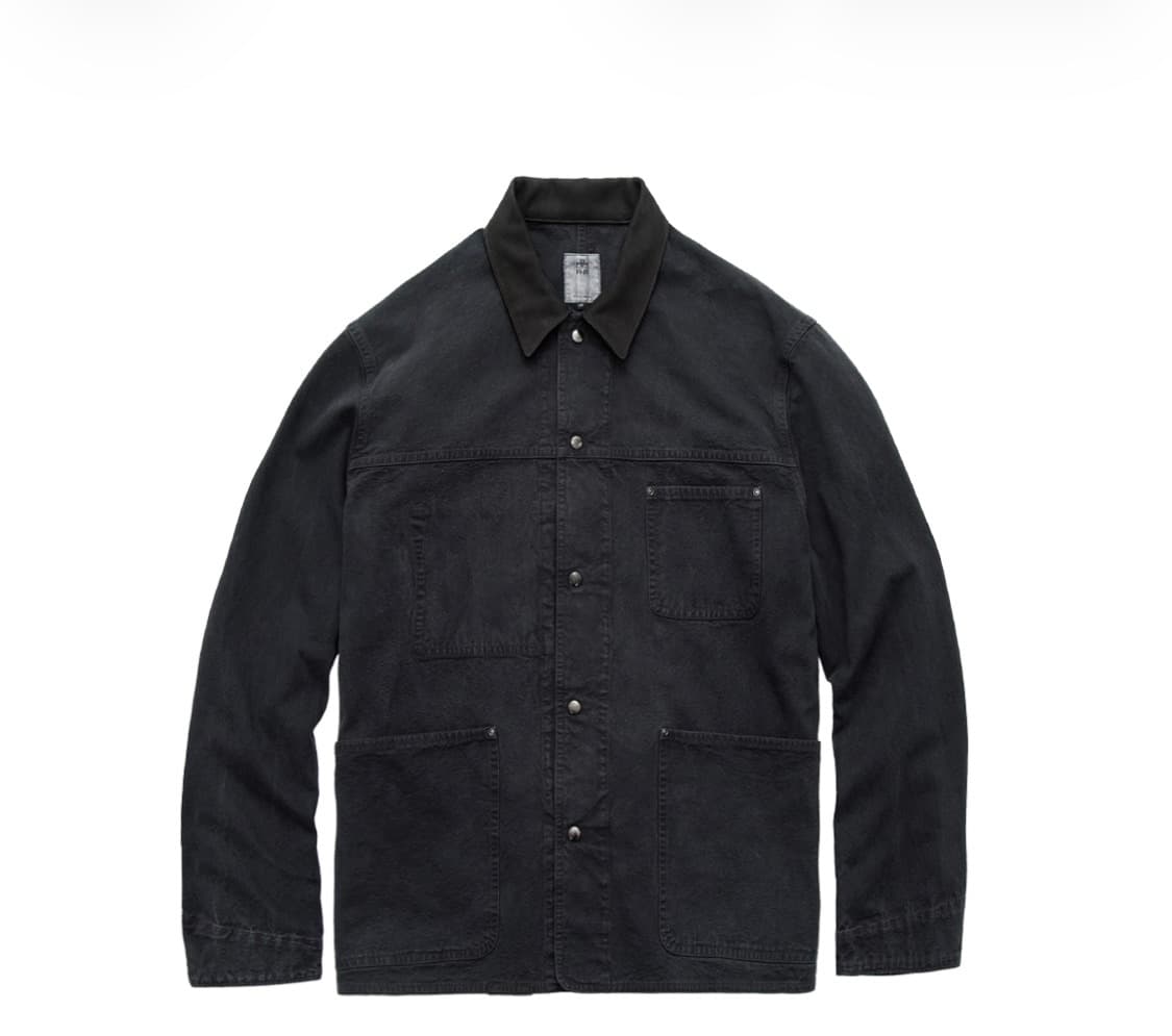 [4] 폴리테루 에이지드 벌룬 커버올 워시드 네이비 상품이미지1