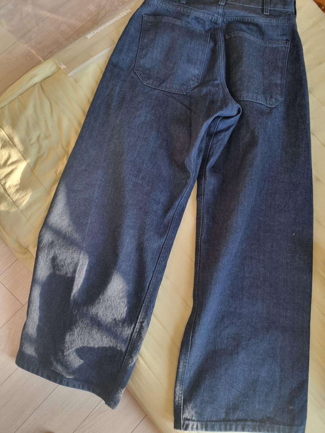 해칭룸 와이드 커브 진 인디고 2사이즈 상품이미지3