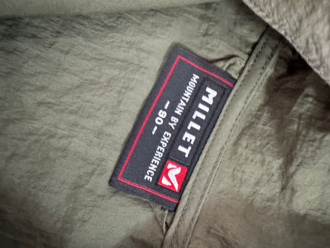 여성 밀레 나일론 가벼운 방풍 후드 자켓 S 상품이미지3