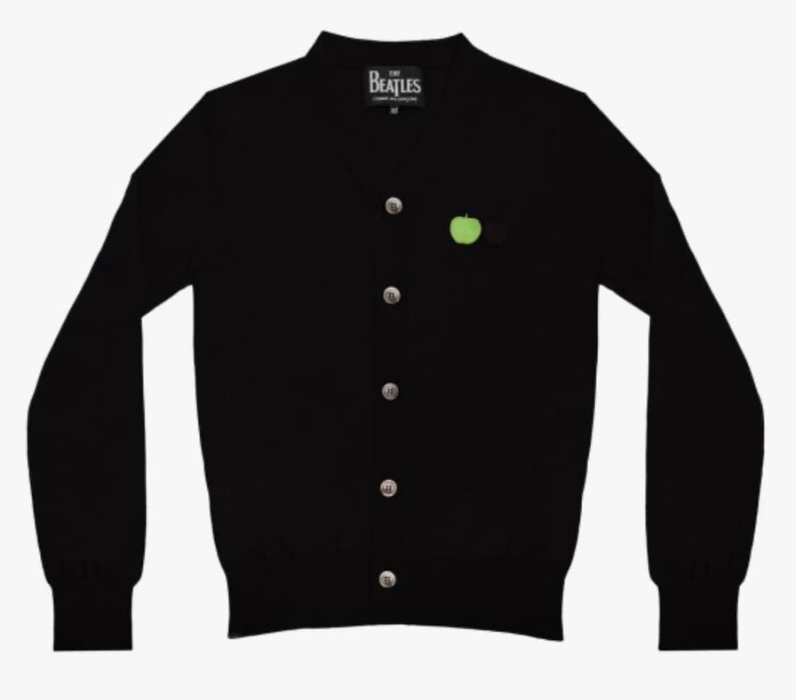  비틀즈 x 꼼데가르송 더 비틀즈 꼼데가르송 가디건 블랙 상품이미지1