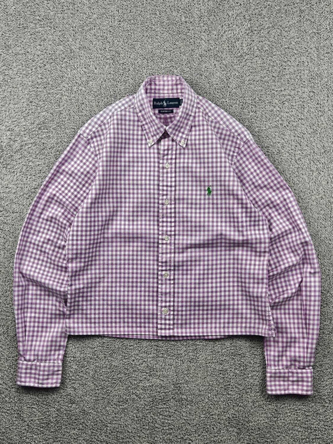 폴로랄프로렌 셔츠 크롭 커스텀 ( M ) / 11717 상품이미지1