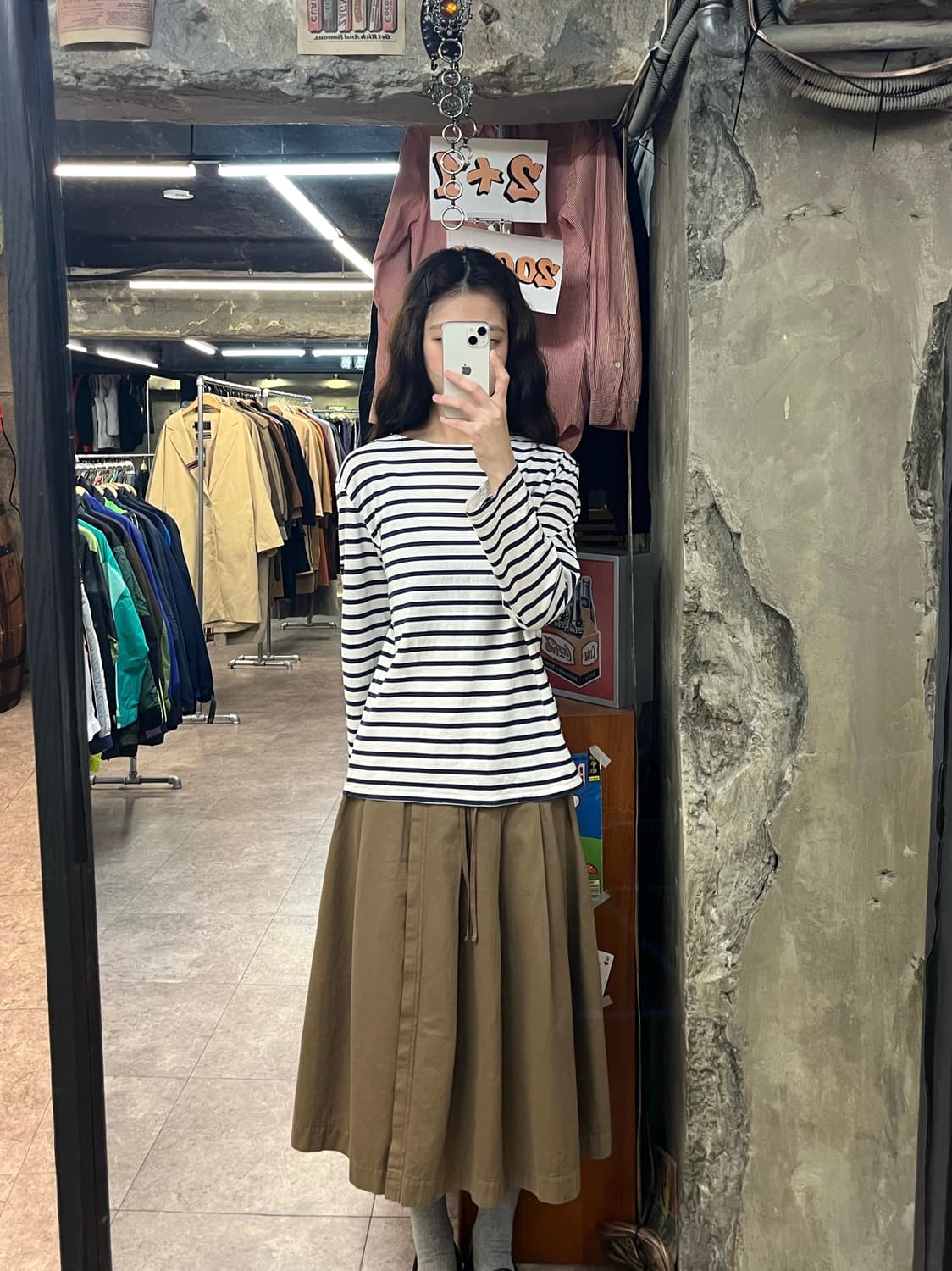 세인트제임스 스트라이프 긴팔티 화이트 #csz3270  상품이미지2