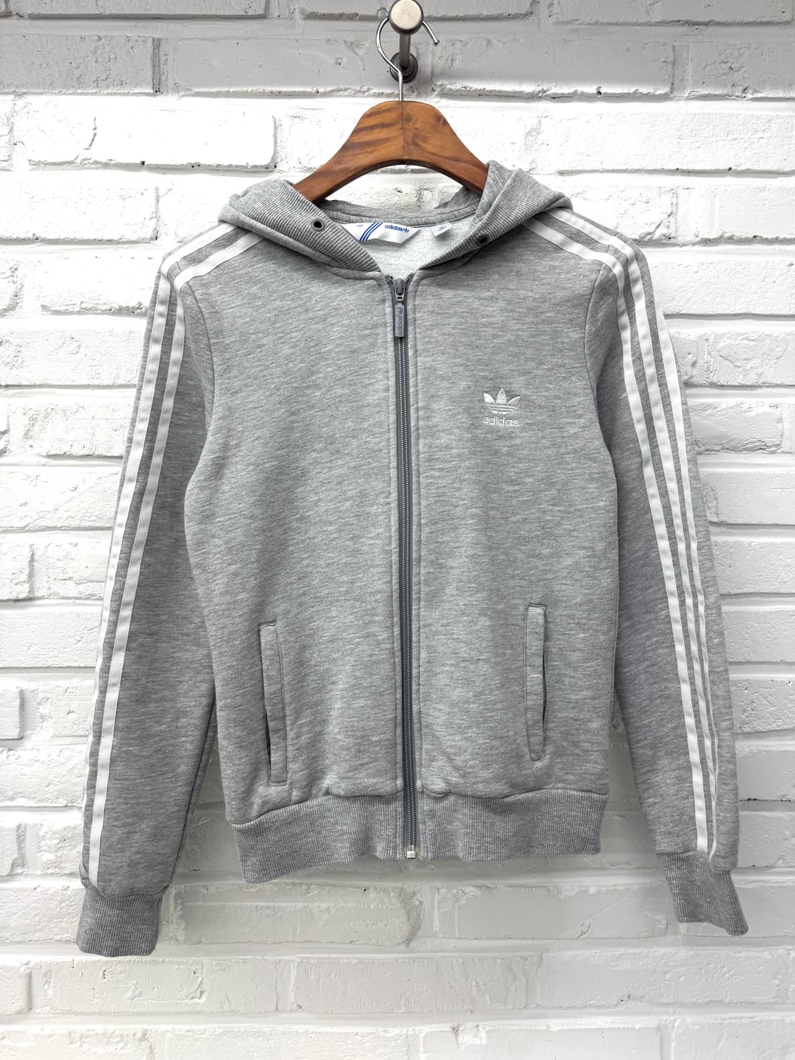 아디다스 그레이 후드집업 상품이미지3