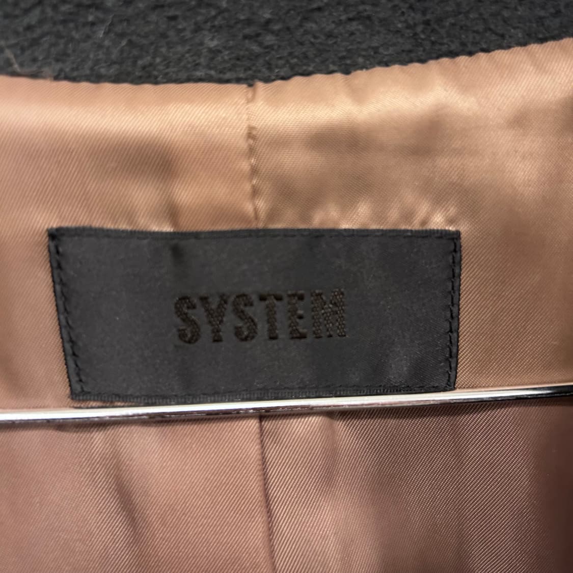 시스템 앙고라케시미어 더블버튼 케이프 베스트 상품이미지3