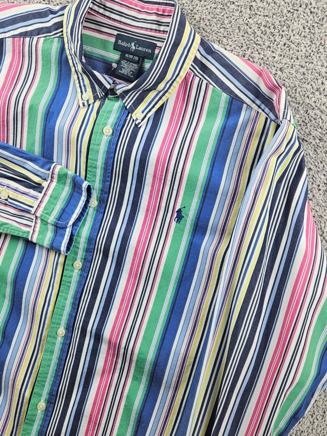 폴로랄프로렌 멀티컬러 스트라이프 패턴 셔츠 ( XL ) / 11027 상품이미지6