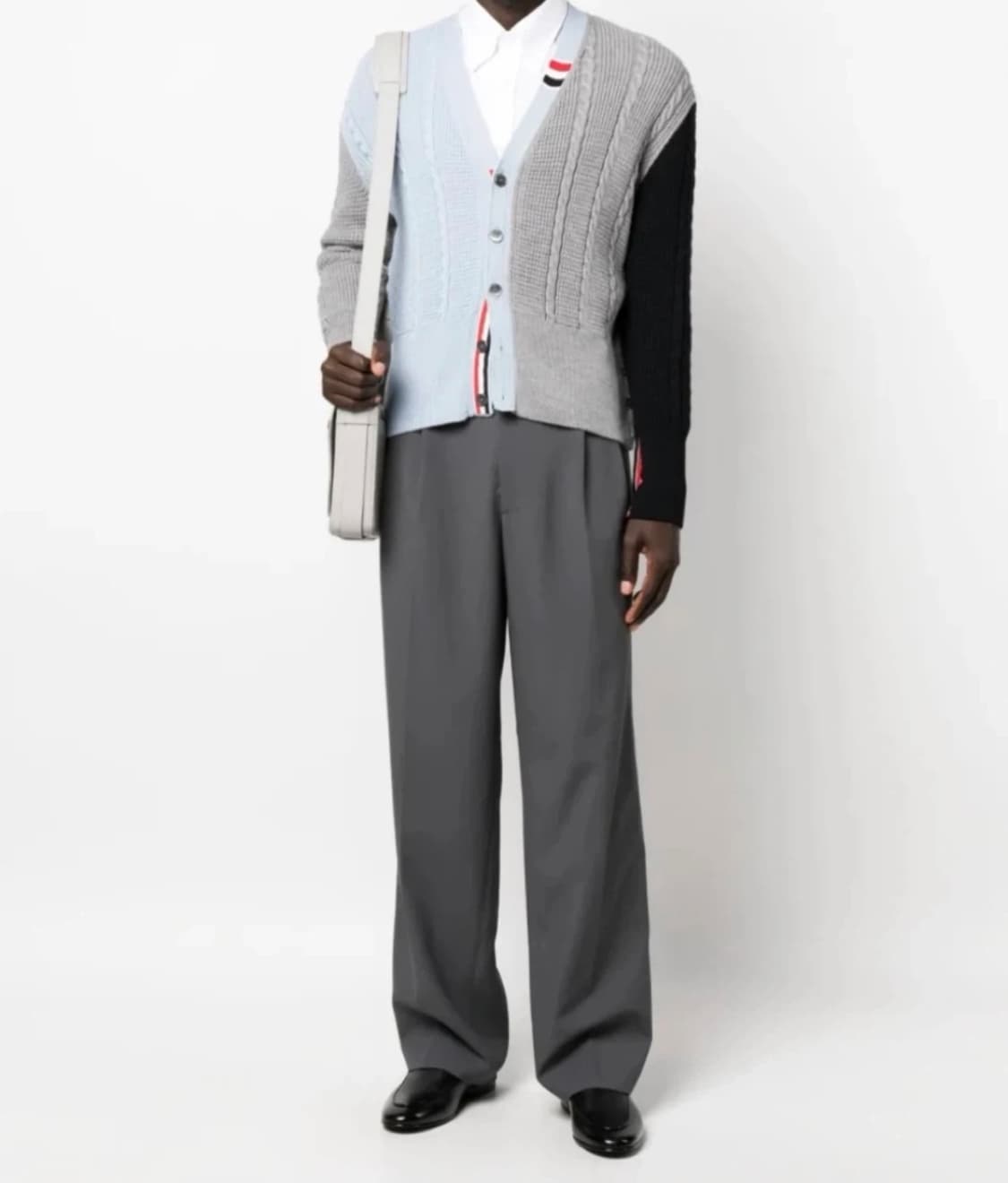 톰브라운 / 펀믹스 울 릴랙스 케이블 가디건 / 3 상품이미지4