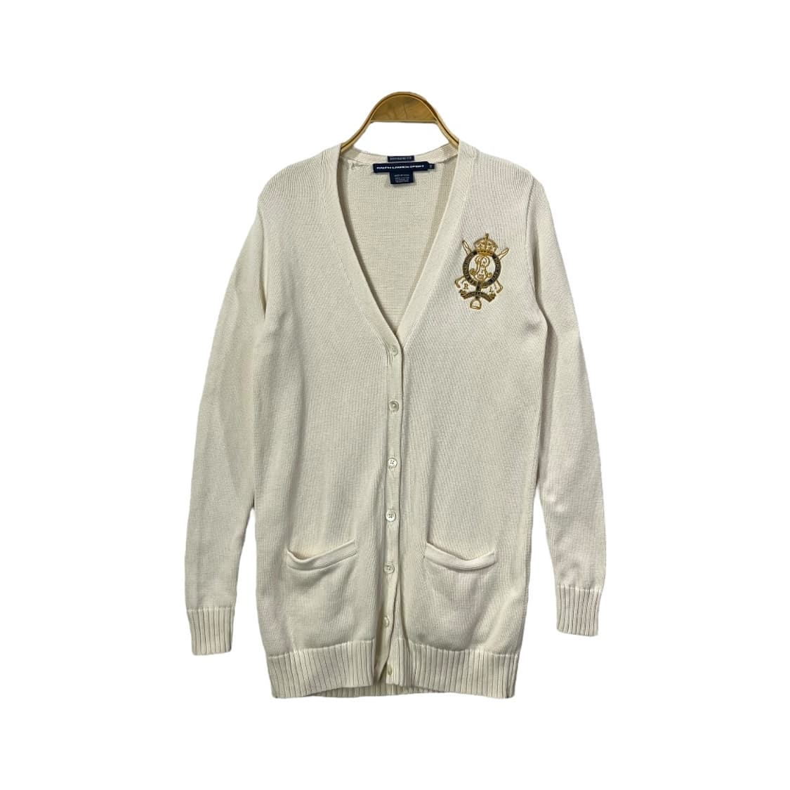 [Ralph Lauren] 랄프로렌 스포츠 크레스트 엠블럼 코튼 가디건 상품이미지1