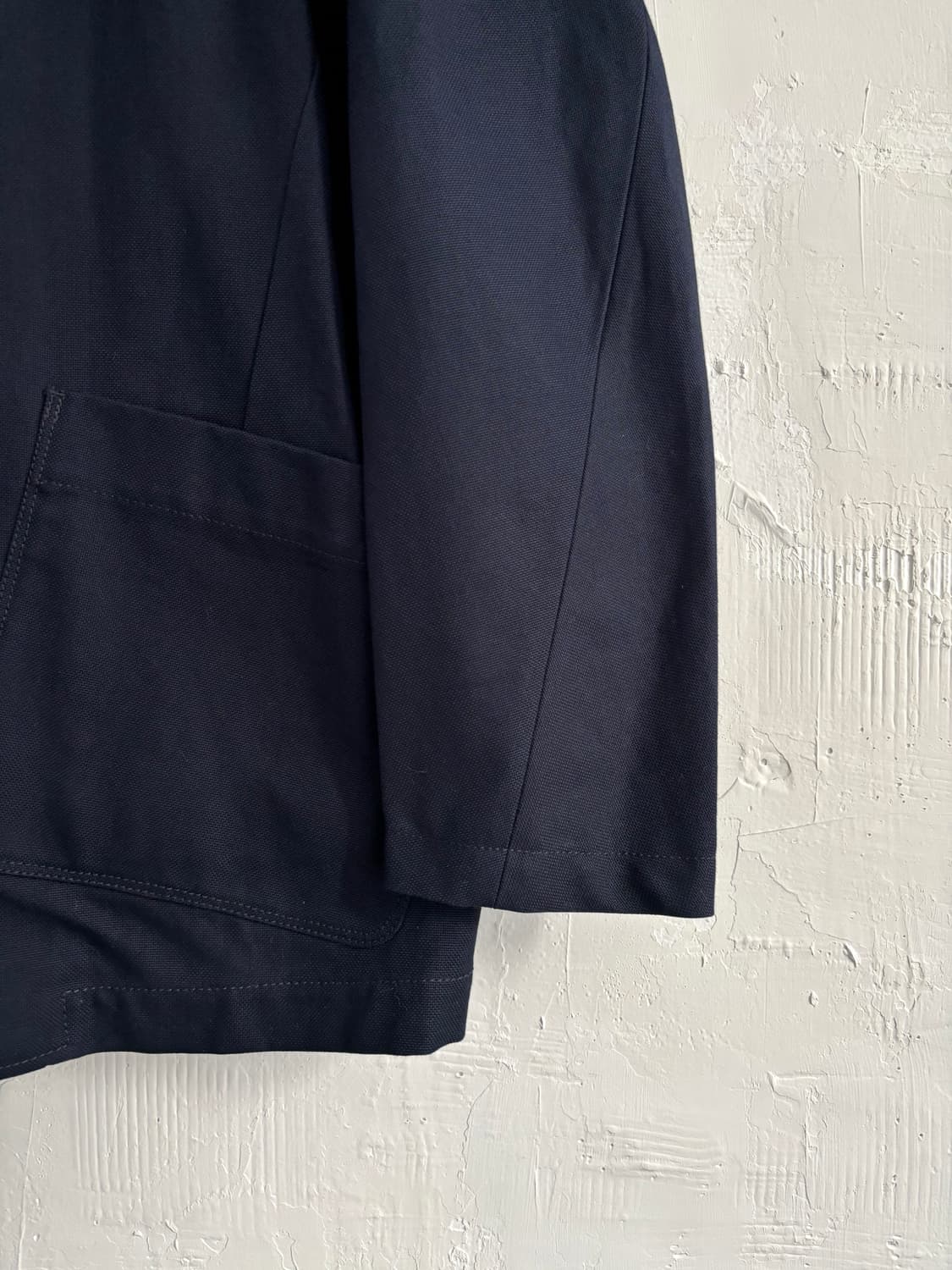 Acne Studios 아크네 스튜디오 코튼 네이비 싱글 블레이저 상품이미지3