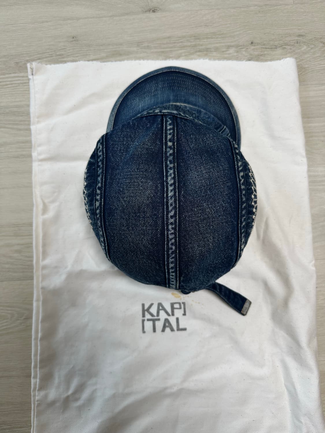 KAPITAL 캐피탈 데님 사시코 자수 볼캡 모자 상품이미지5