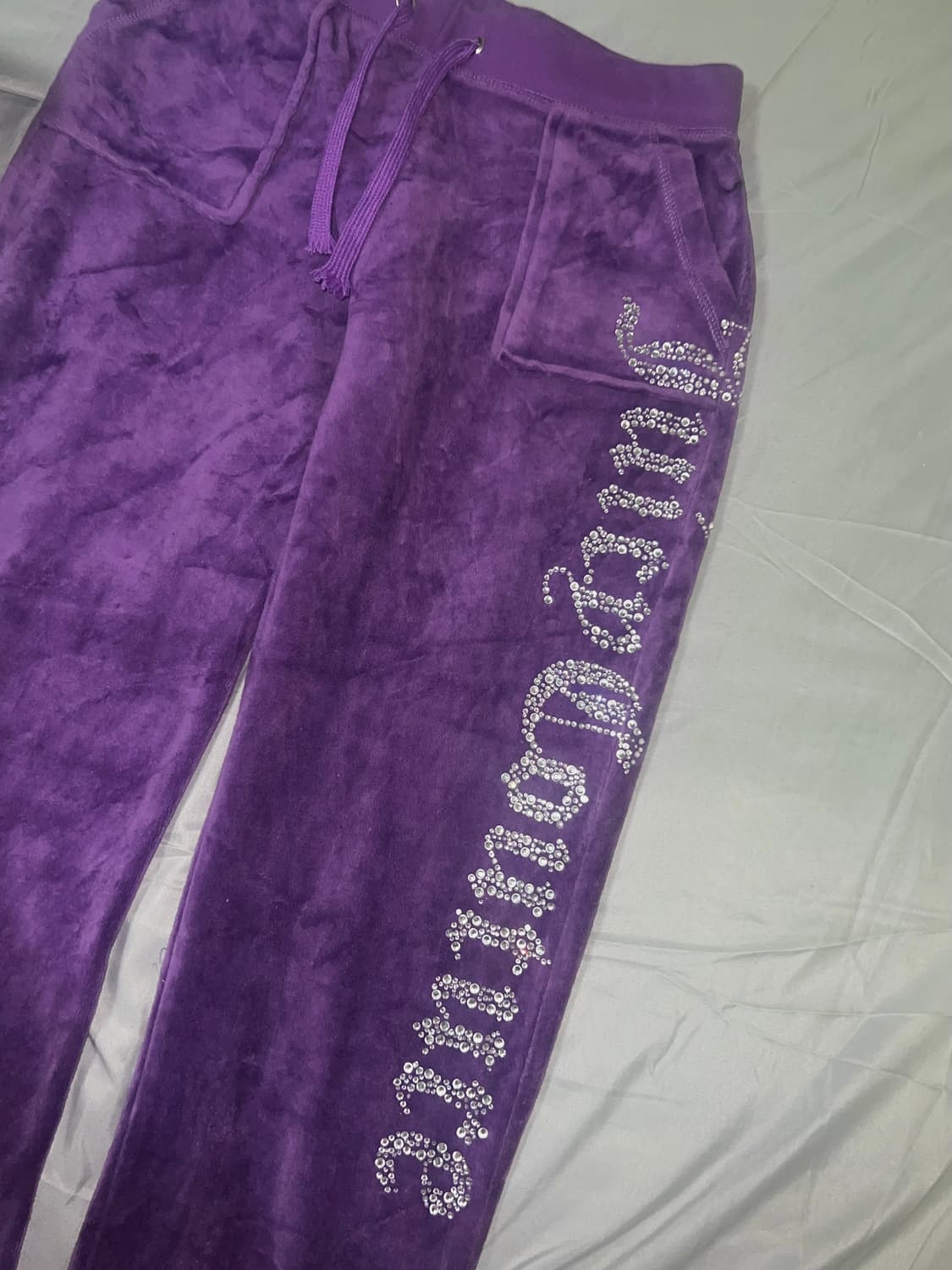 ✨쥬시꾸뛰르✨JuicyCouture purple velour set셋업 상품이미지9