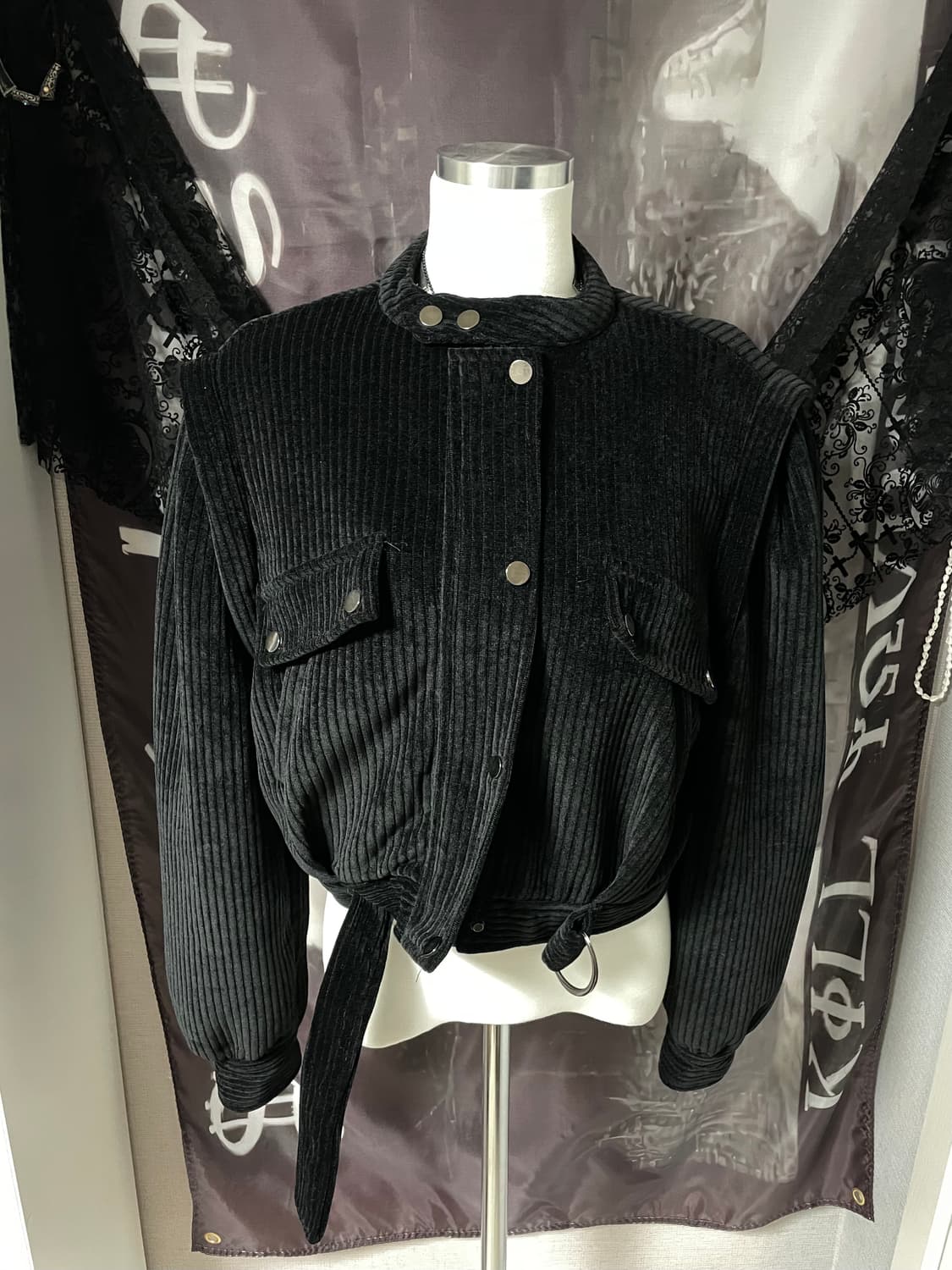 Corduroy Bomber Jacket 빈티지봄버자켓다크웨어헬무트랭 상품이미지2