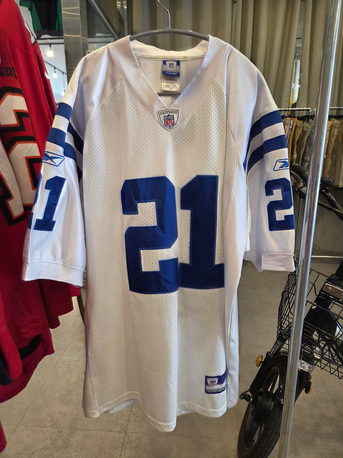 [희귀] Reebok NFL 콜츠 밥 샌더스 전성기 올자수 어센틱 유니폼 상품이미지1