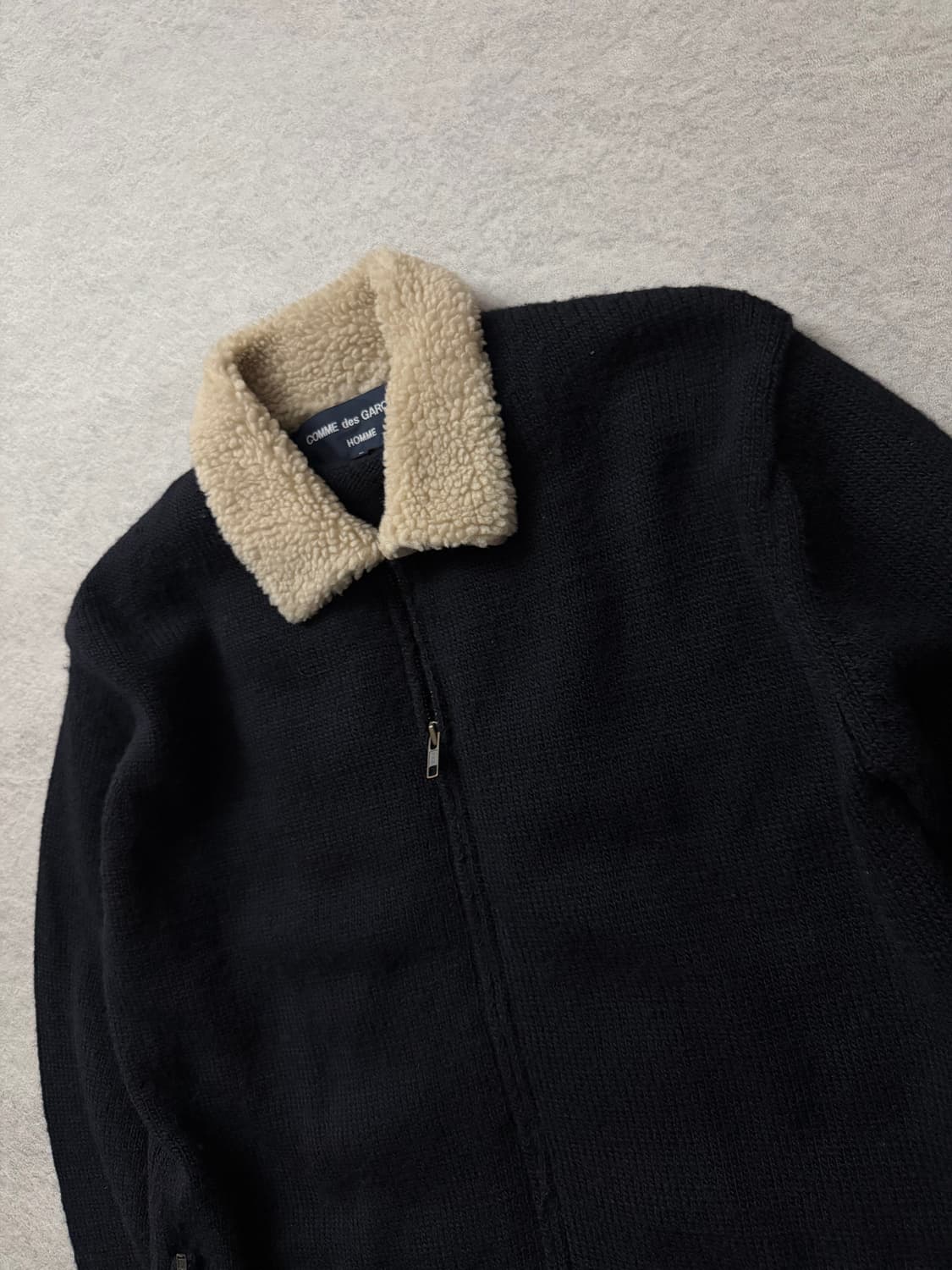 꼼데가르송 옴므 2005 시어링 니트집업 상품이미지4