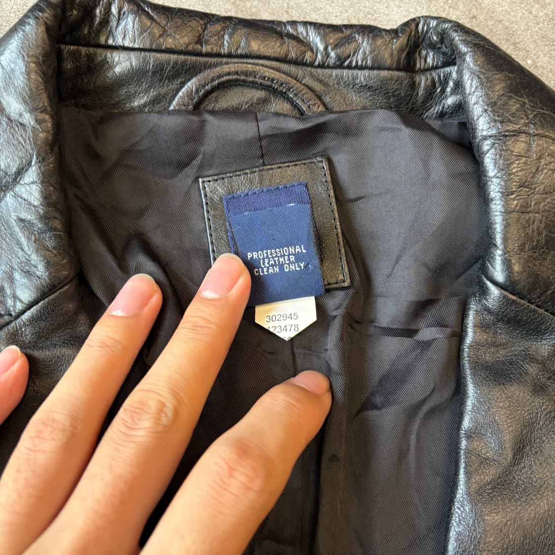 올드 갭 레더 저켓  상품이미지6