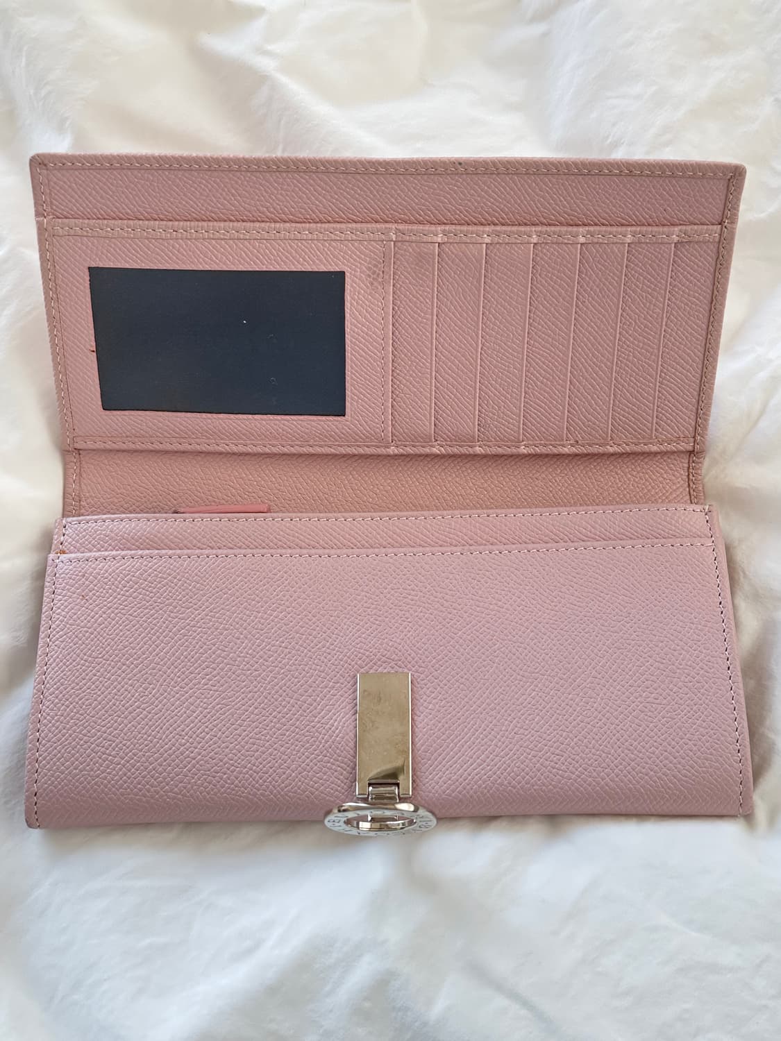 정품. 불가리 B-zero1 비제로 핑크 장지갑 여성 지갑 월렛 여자지갑 상품이미지4