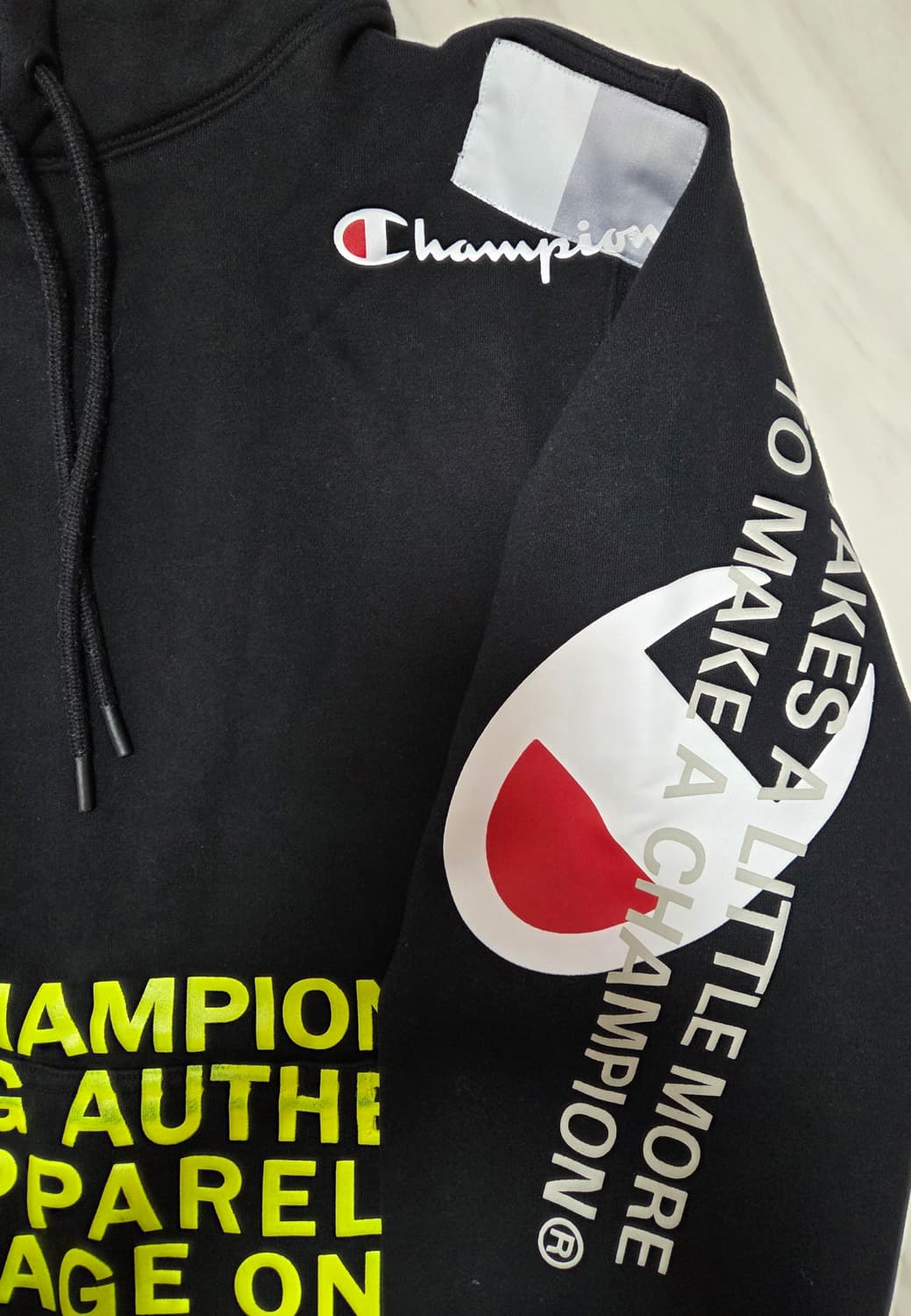 챔피온 레터링 풀오버 후드 상품이미지4