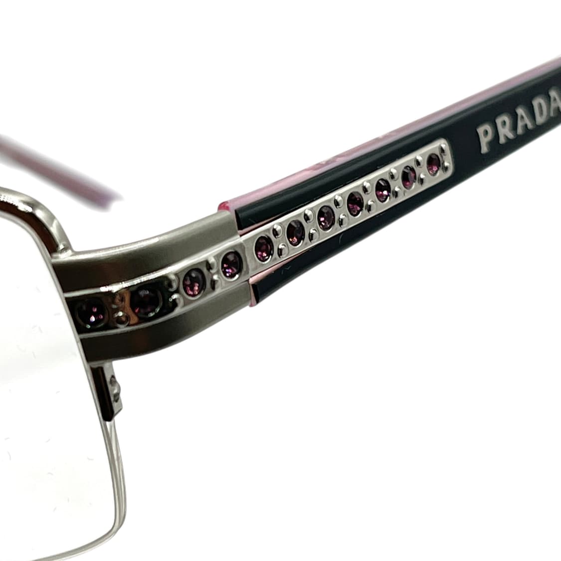 PRADA 프라다 핑크큐빅 안경 상품이미지5