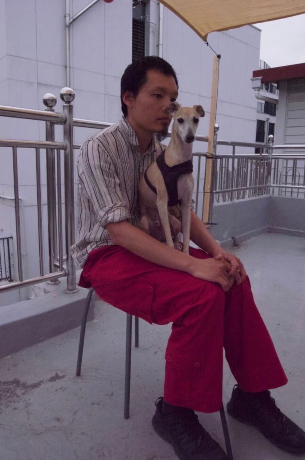 m) JAPANESE COTTON MECHANIC TROUSERS RED 상품이미지2