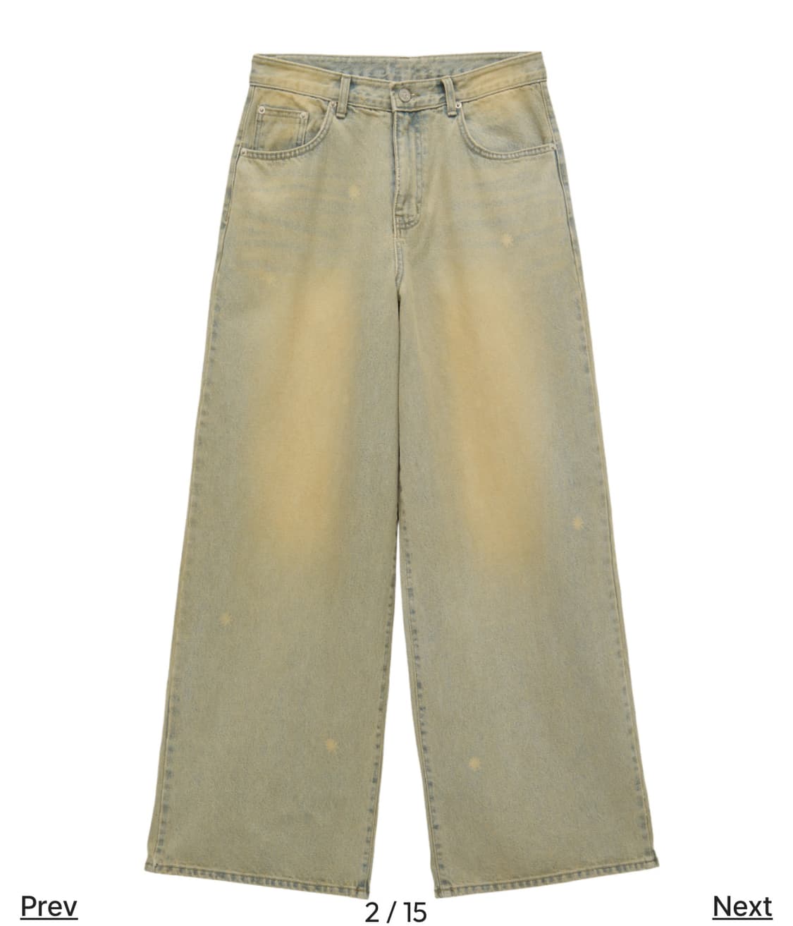 DD dandelion wide denim pants LIGHTgray 상품이미지1