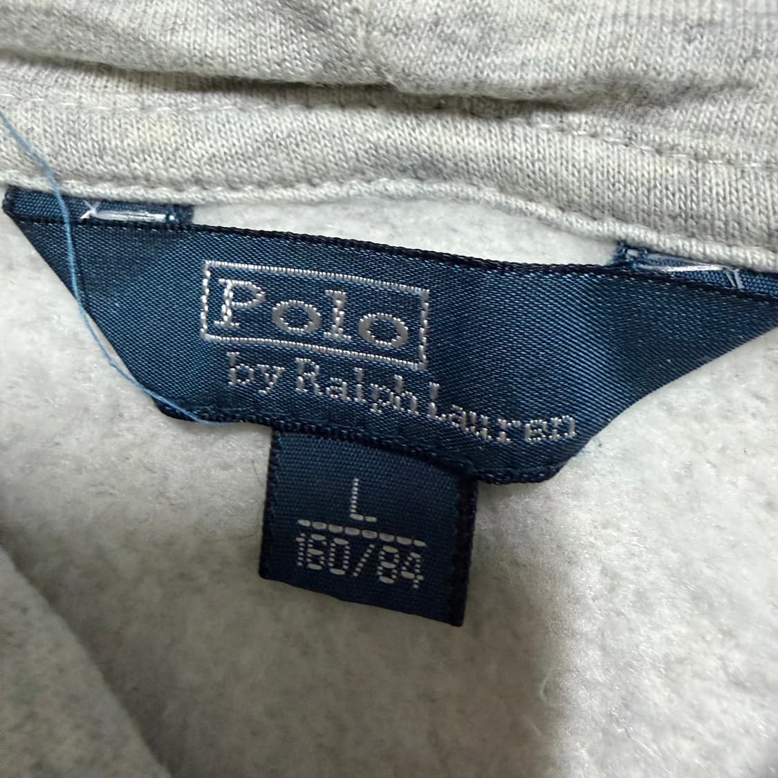 폴로 랄프로렌 그레이 후드집업 L 상품이미지3