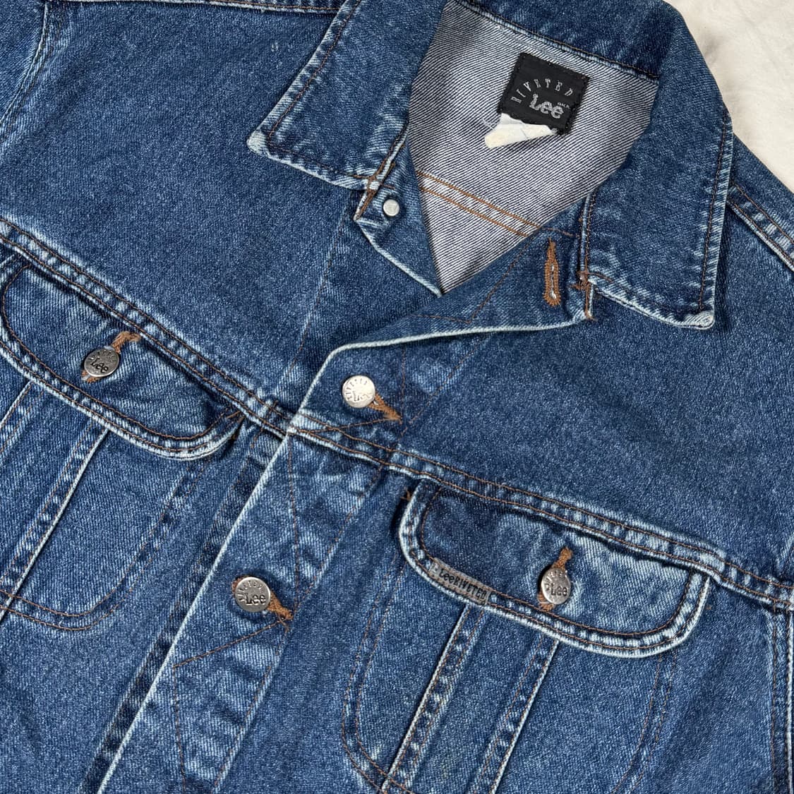 90s Lee Riveted 데님 청자켓 상품이미지3