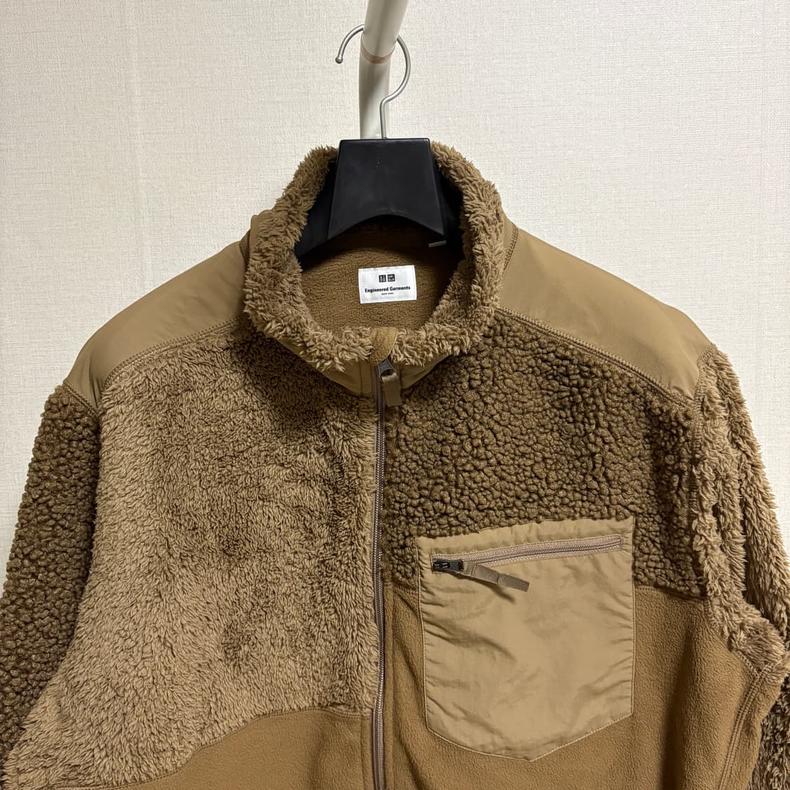 유니클로x엔지니어드 가먼츠 콜라보 플리스 집업 / 브라운, L 상품이미지2