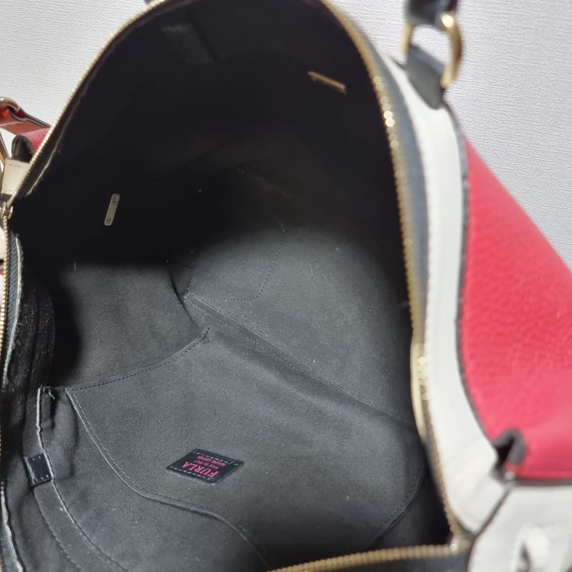 FURLA 훌라 소가죽 핸드백 토트백 숄더백 가방 - 상태훌륭 상품이미지10