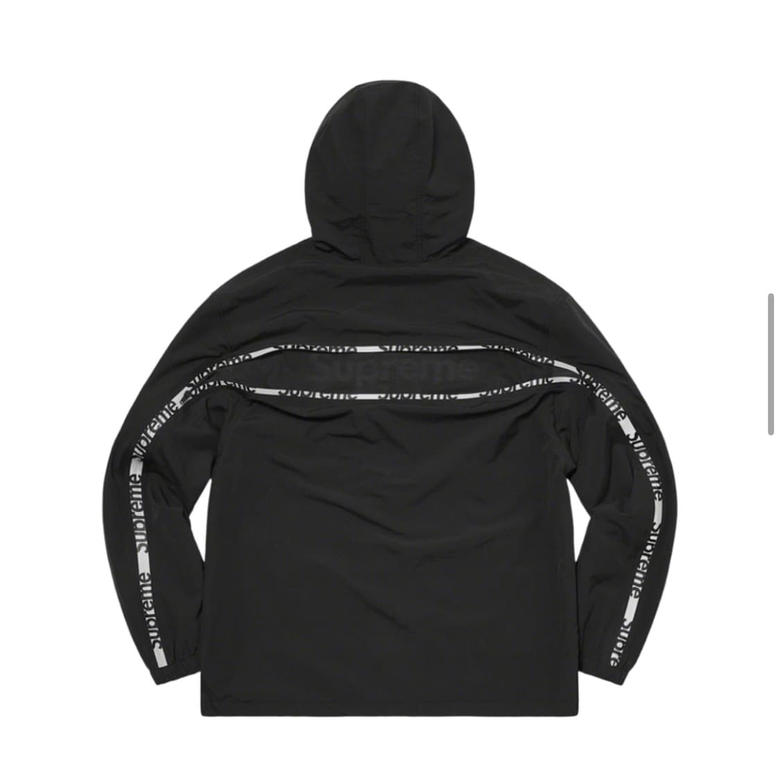 (Supreme) 슈프림 리플렉티브 후드 집업 블랙 상품이미지3