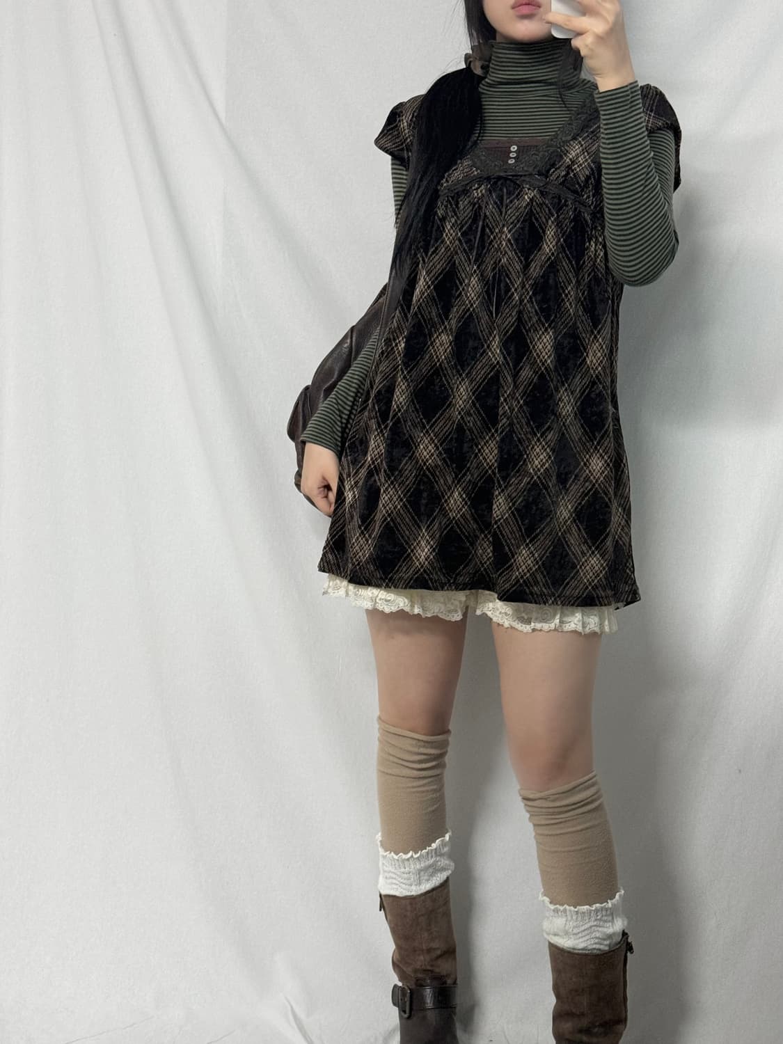 버튼 레이스 슬리브리스 상품이미지2