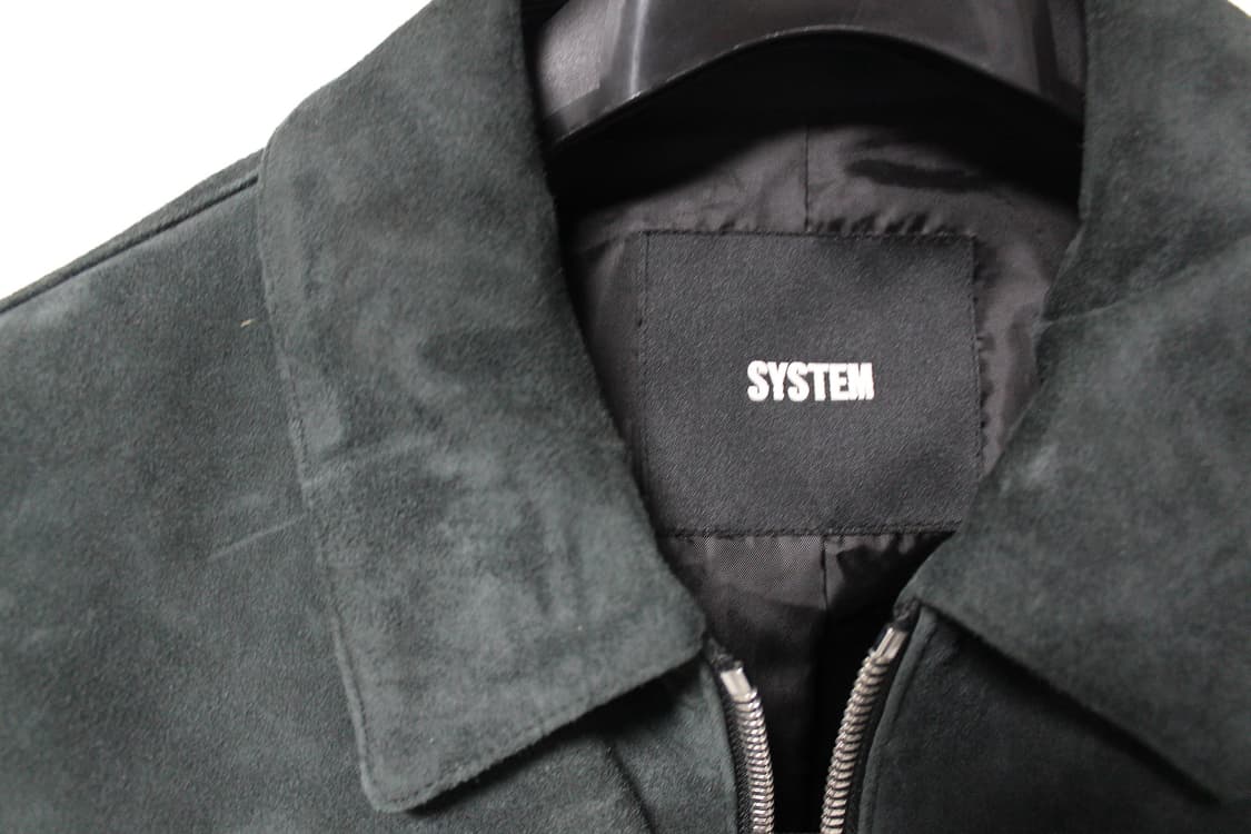 SYSTEM 시스템옴므 고트스킨 크롭 스웨이드 트러커 자켓 상품이미지3