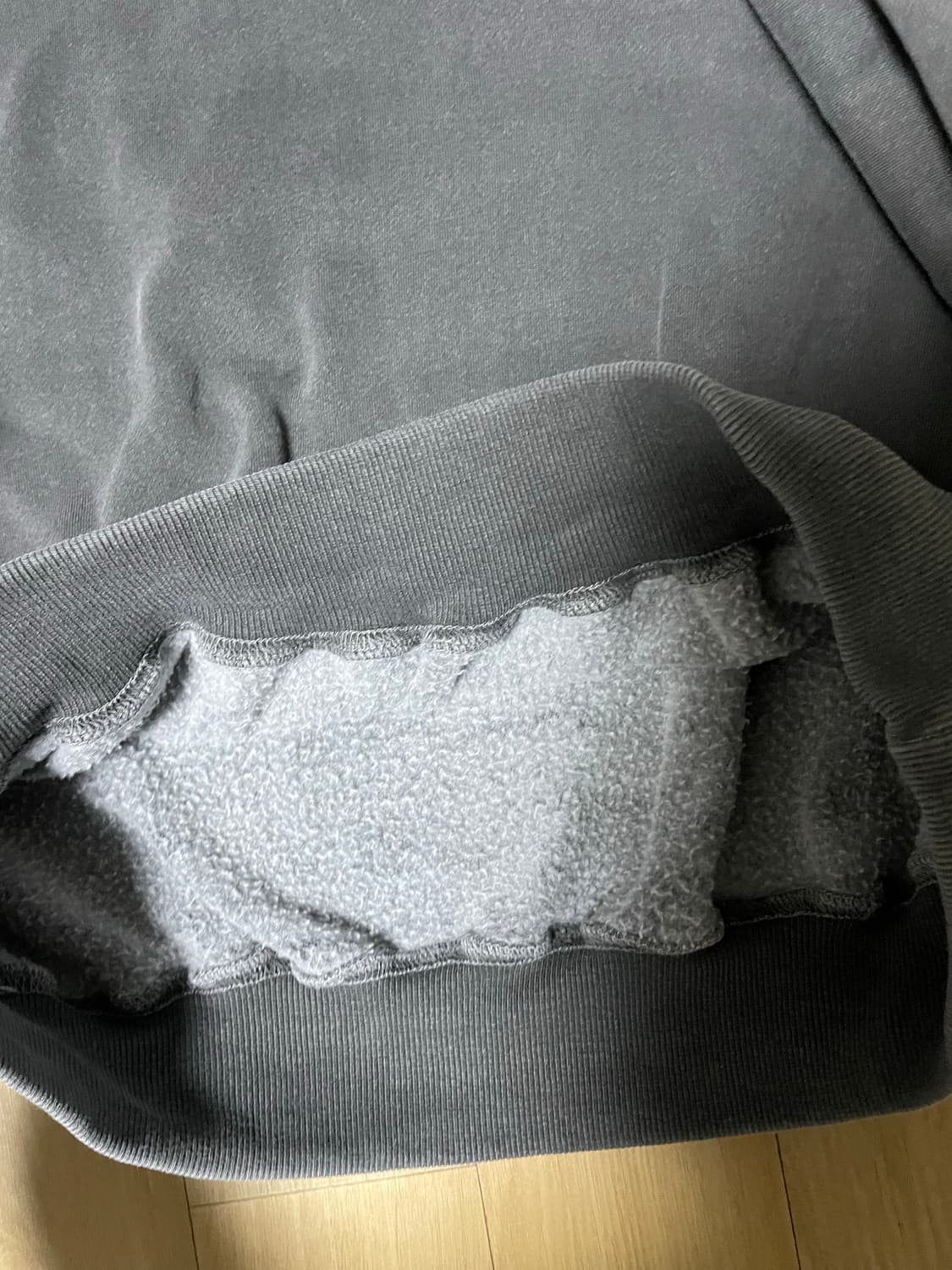 펀치드렁크파티스 써클로고 후드티 차콜 (0사이즈) 상품이미지6