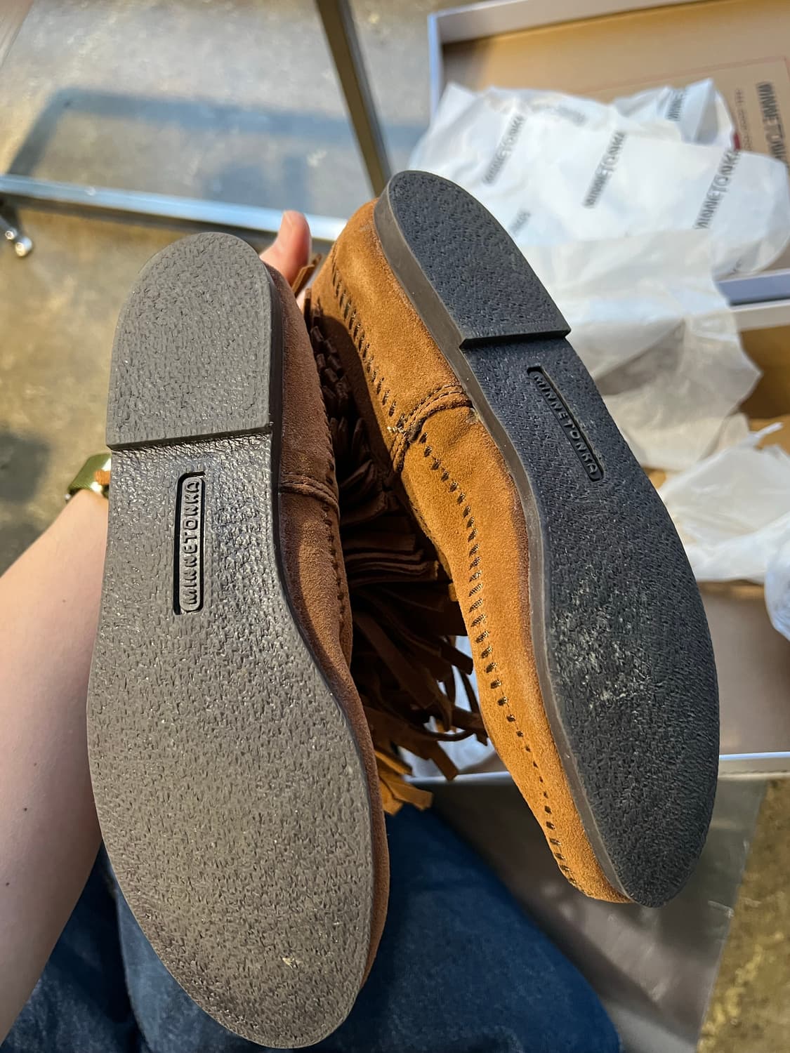 미네통카) 프린지 부츠 37(240) 상품이미지3