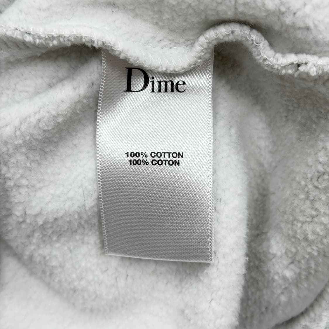 Dime 다임 스웻셔츠 맨투맨 멜란지 그레이 L 상품이미지5