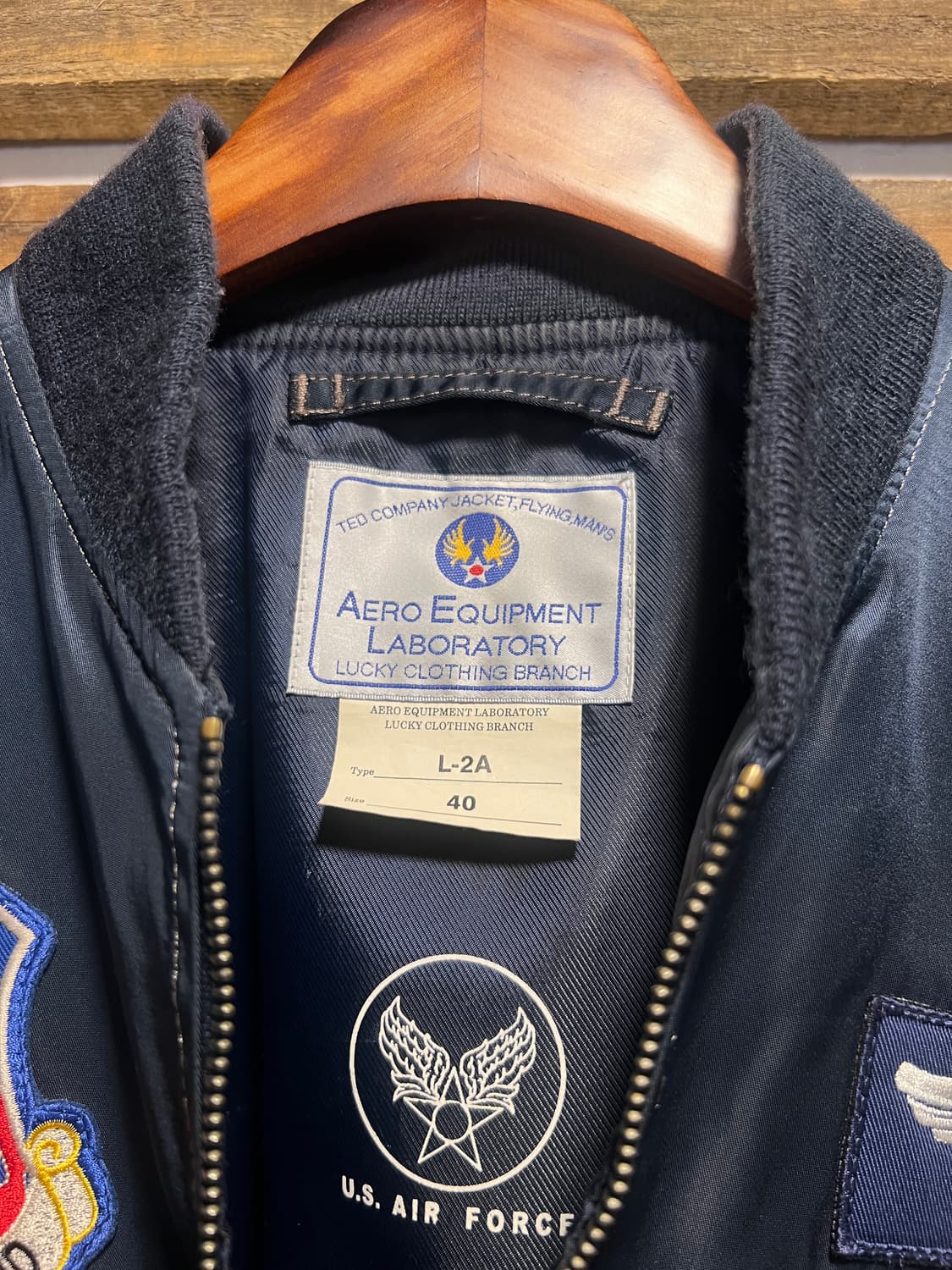 [M]TED COMPANY 테드컴퍼니 TYPE L-2A 네이비 항공 점퍼 상품이미지2