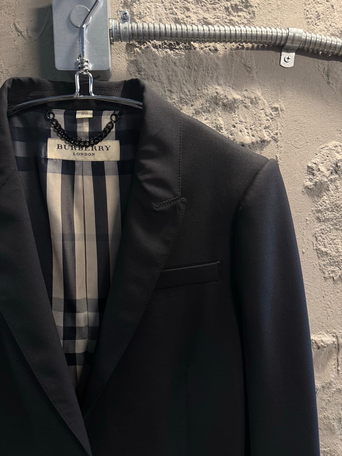 38 버버리 BURBERRY 런던 원버튼 테일러드 자켓 블랙 상품이미지3