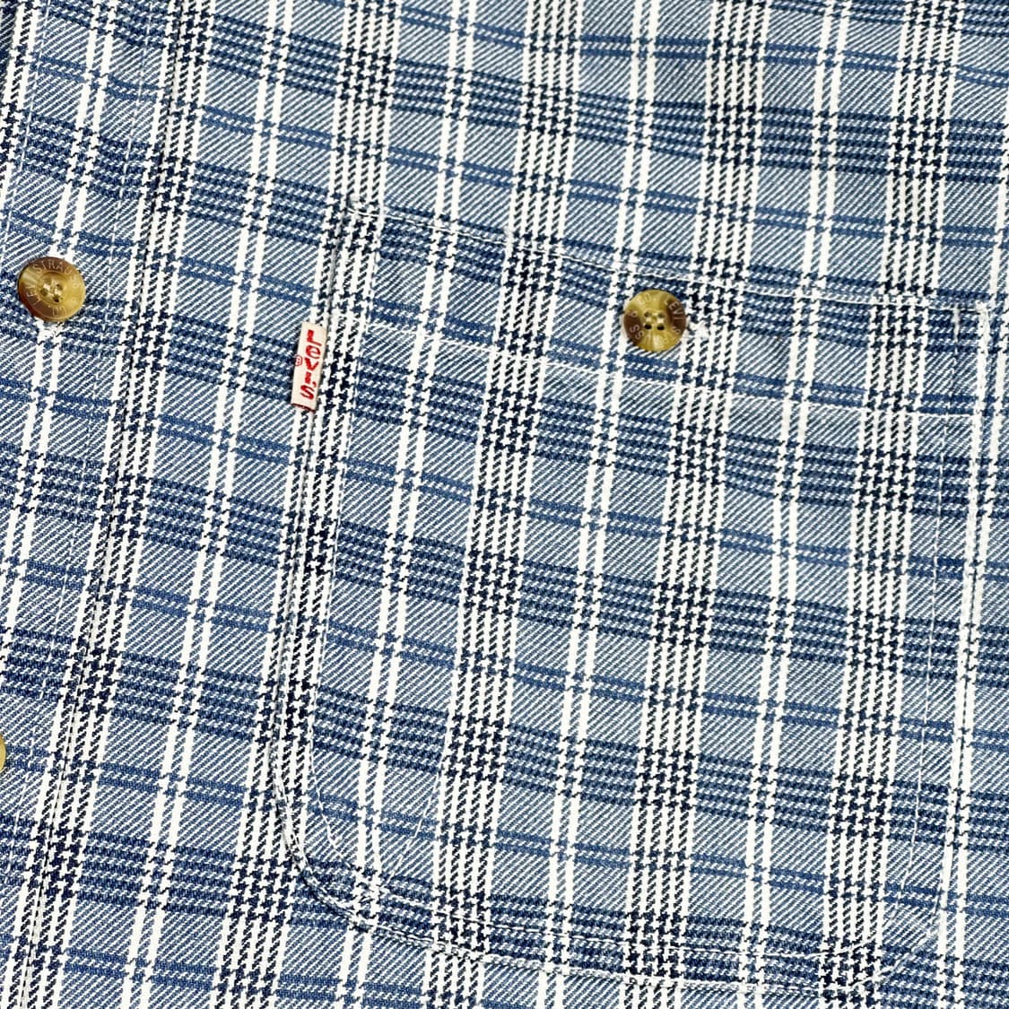 리바이스 오리지널 헤비 코튼 체크셔츠 (L) 상품이미지3