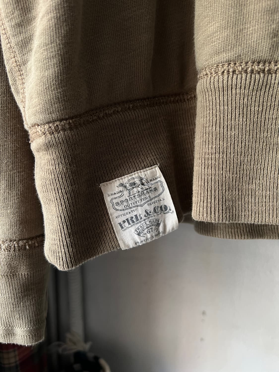 [XL]폴로 랄프로렌 리버시블 카키 써멀 스웻셔츠 상품이미지4